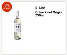 Walgreens Chloe Pinot Grigio, 750ml offer
