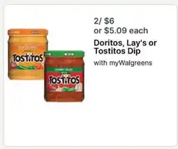 Walgreens Tostitos Dip offer