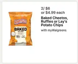 Walgreens Ruffles Baked offer