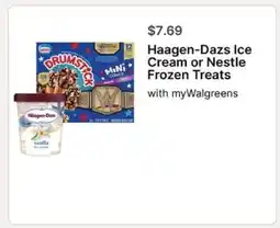 Walgreens Haagen-Dazs Ice Cream or Nestle Frozen Treats offer