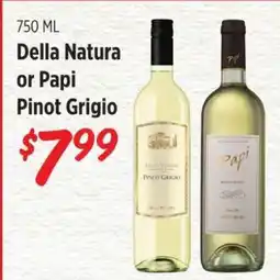 Rouses Della Natura or Papi Pinot Grigio offer