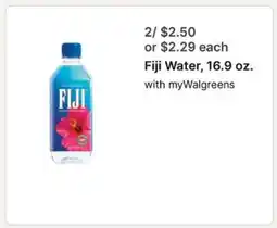 Walgreens Fiji Water, 16.9 oz offer