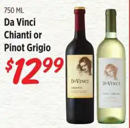 Rouses Da Vinci Chianti or Pinot Grigio offer