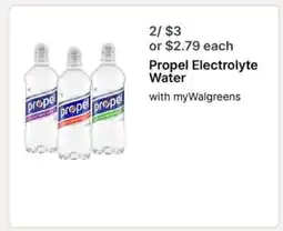 Walgreens Propel Electrolyte Water offer