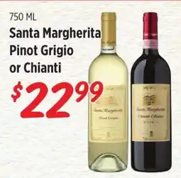 Rouses Santa Margherita Pinot Grigio or Chianti offer