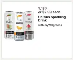 Walgreens Celsius Sparkling Drink offer
