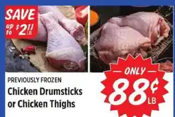 Rouses Chicken Drumsticks or Chicken Thighs offer
