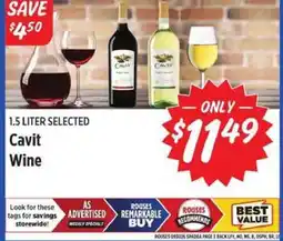 Rouses Cavit Wine offer