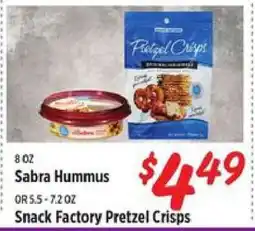 Rouses Snack Factory Pretzel Crisps offer