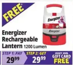 Ocean State Job Lot Energizer Rechargeable Lantern offer