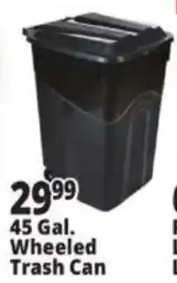 Ocean State Job Lot 45 Gal. Wheeled Trash Can offer