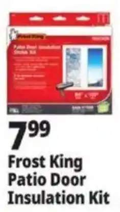 Ocean State Job Lot Frost King Patio Door Insulation Kit offer