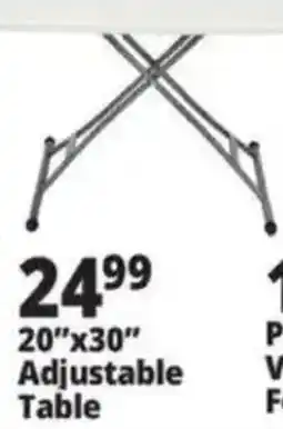 Ocean State Job Lot Adjustable Table offer