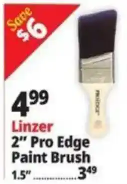 Ocean State Job Lot Linzer 2" Pro Edge Paint Brush offer