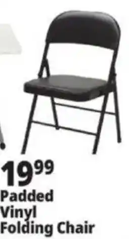 Ocean State Job Lot Padded Vinyl Folding Chair offer