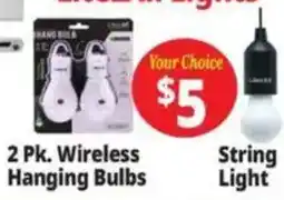 Ocean State Job Lot Lanbo Wireless Hanging Bulbs offer