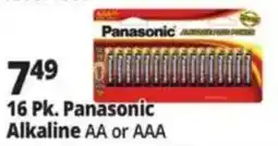 Ocean State Job Lot Panasonic Alkaline AA or AAA offer