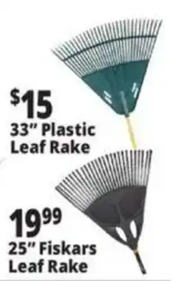 Ocean State Job Lot Fiskars leaf rake offer