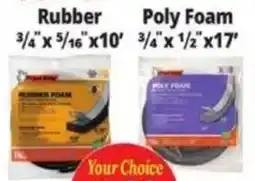 Ocean State Job Lot Your Choice Rubber or Poly Foam offer
