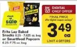 ACME Frito Lay Baked Snacks or Smartfood Popcorn offer