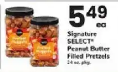 ACME Signature Select Peanut Butter Filled Pretzels offer