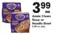 ACME Annie Chun's Soup or Noodle Bowl offer