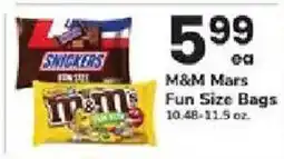 ACME M&M Mars Fun Size Bags offer