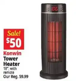 Ocean State Job Lot Konwin tower heater offer