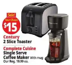 Ocean State Job Lot Century 2 Slice Toaster offer