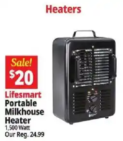 Ocean State Job Lot Lifesmart portable milkhouse heater offer