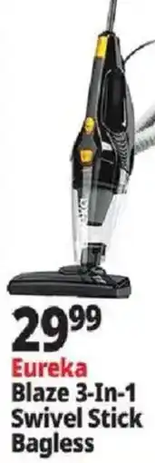 Ocean State Job Lot Eureka Blaze 3-In-1 Swivel Stick Bagless offer