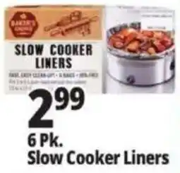 Ocean State Job Lot Baker's Choice Slow Cooker Liners offer