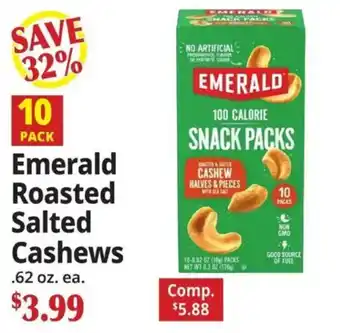 Emerald roasted salted cashews
