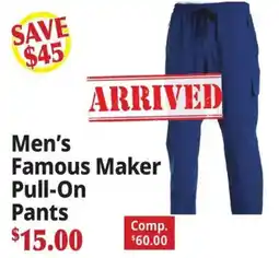 Ocean State Job Lot Men's Famous Maker Pull-On Pants offer
