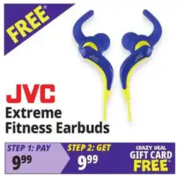 Ocean State Job Lot Jvc extreme fitness earbuds offer