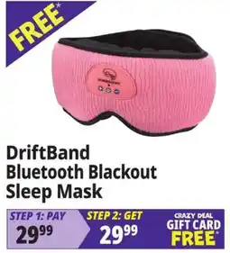 Ocean State Job Lot DriftBand Bluetooth Blackout Sleep Mask offer