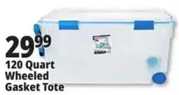 Ocean State Job Lot 120 Quart Wheeled Gasket Tote offer