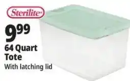 Ocean State Job Lot Sterilite 64 quart tote offer