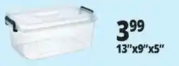 Ocean State Job Lot Clear plastic storage container offer