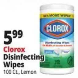 Ocean State Job Lot Clorox Disinfecting Wipes offer