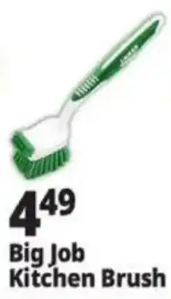 Ocean State Job Lot Big Job Kitchen Brush offer