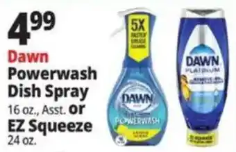 Ocean State Job Lot Dawn Powerwash Dish Spray offer