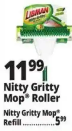 Ocean State Job Lot Libman nitty gritty mop roller offer