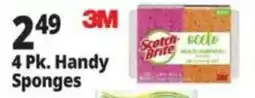 Ocean State Job Lot 3M scratch brite oceo multi purpose sponges offer