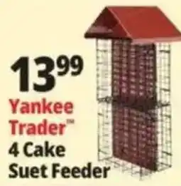Ocean State Job Lot Yankee Trader 4 Cake Suet Feeder offer