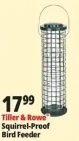 Ocean State Job Lot Tiller & Rowe Squirrel-Proof Bird Feeder offer