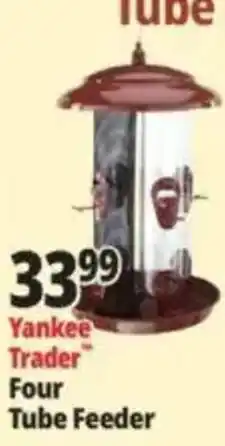 Ocean State Job Lot Yankee Trader Four Tube Feeder offer