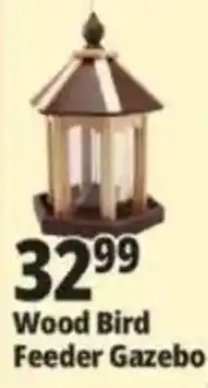 Ocean State Job Lot Wood Bird Feeder Gazebo offer