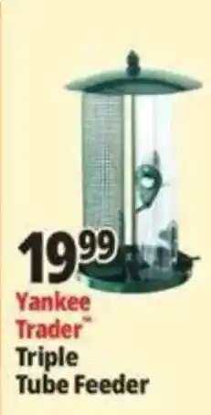 Ocean State Job Lot Yankee Trader Triple Tube Feeder offer