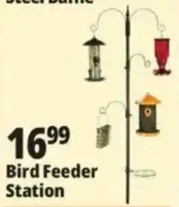Ocean State Job Lot Steel Barn Bird Feeder Station offer